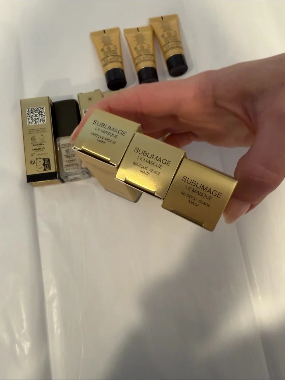 Chanel Sublimage Deluxe Sample Bundle Le Sérum Eye Cream Mask 6 Pc NIB
